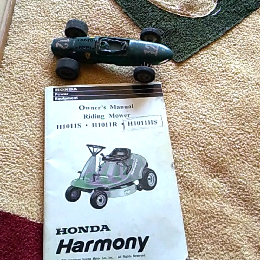 🛵 Honda Harmony Owner’s Manual RIDING  Mower 1997 original VNVC RARE FIND
